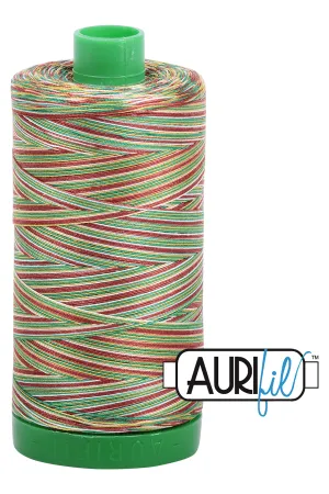 Aurifil Mako 40wt 2-ply Cotton 1000 m (1094 yd.) spool - 4650 Leaves
