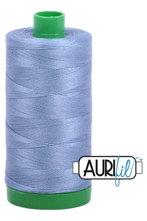 Aurifil Mako 40wt 2-ply Cotton 1000 m (1094 yd.) spool - 6720 Slate