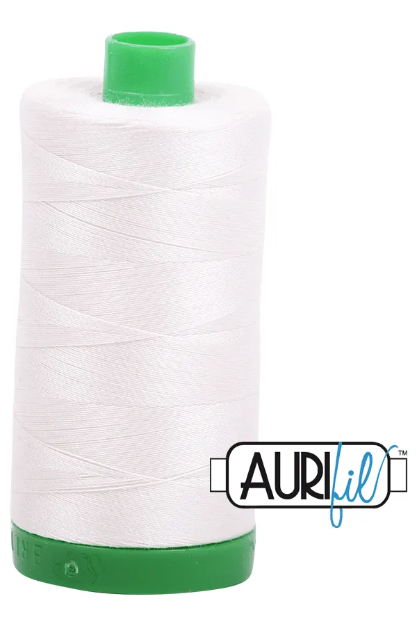 Aurifil Mako 40wt 2-ply Cotton 1000 m (1094 yd.) spool - 6722 Sea Bisquit