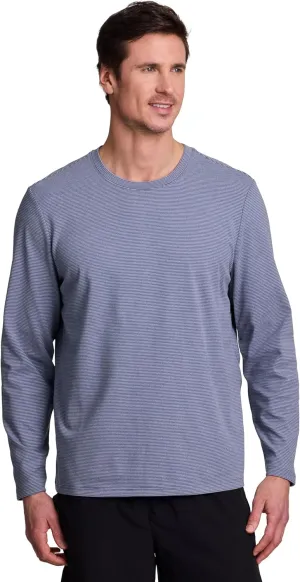 Avalanche Men's Fleece Base Layer Top, Crewneck Fleece Shirt for Men Long Sleeve Hiking Pullover Tee