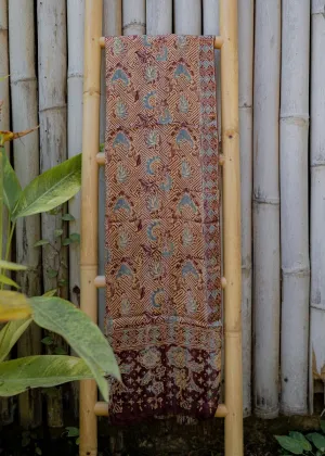 AZURE & WINE REFINED SILK SARONG