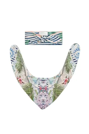 BABIES HEADBAND AND BIB SET BEACH SHACK