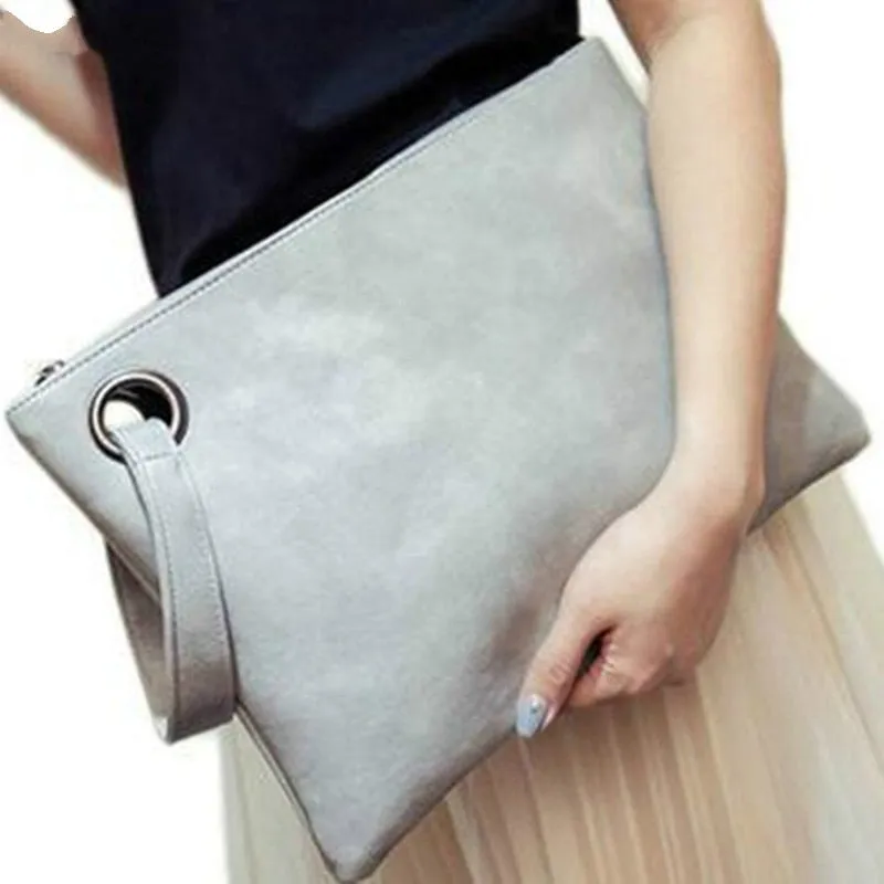 Bag Handbag Women's Evening Bag Handbag Female Curated collection Special members discount Damskie Envelope Zipper Bag Torebki Leather Clutch Women Clutches Fashion Solid
