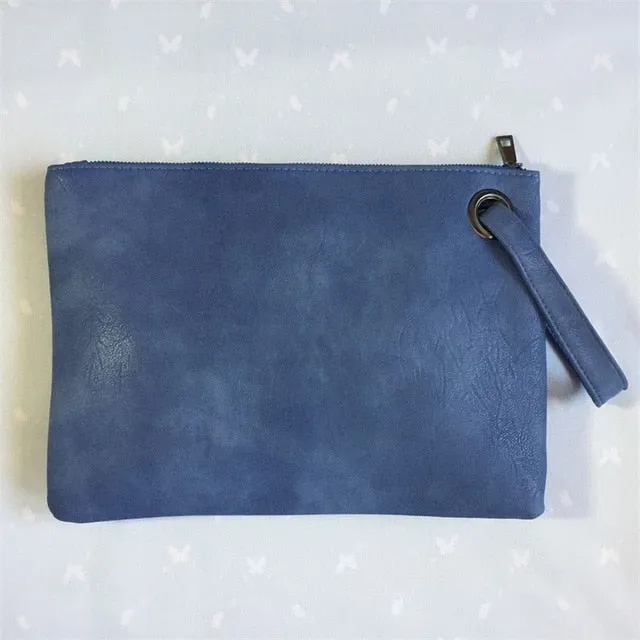 Bag Handbag Women's Evening Bag Handbag Female Curated collection Special members discount Damskie Envelope Zipper Bag Torebki Leather Clutch Women Clutches Fashion Solid