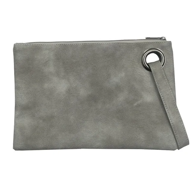 Bag Handbag Women's Evening Bag Handbag Female Curated collection Special members discount Damskie Envelope Zipper Bag Torebki Leather Clutch Women Clutches Fashion Solid