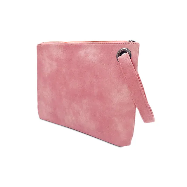 Bag Handbag Women's Evening Bag Handbag Female Curated collection Special members discount Damskie Envelope Zipper Bag Torebki Leather Clutch Women Clutches Fashion Solid