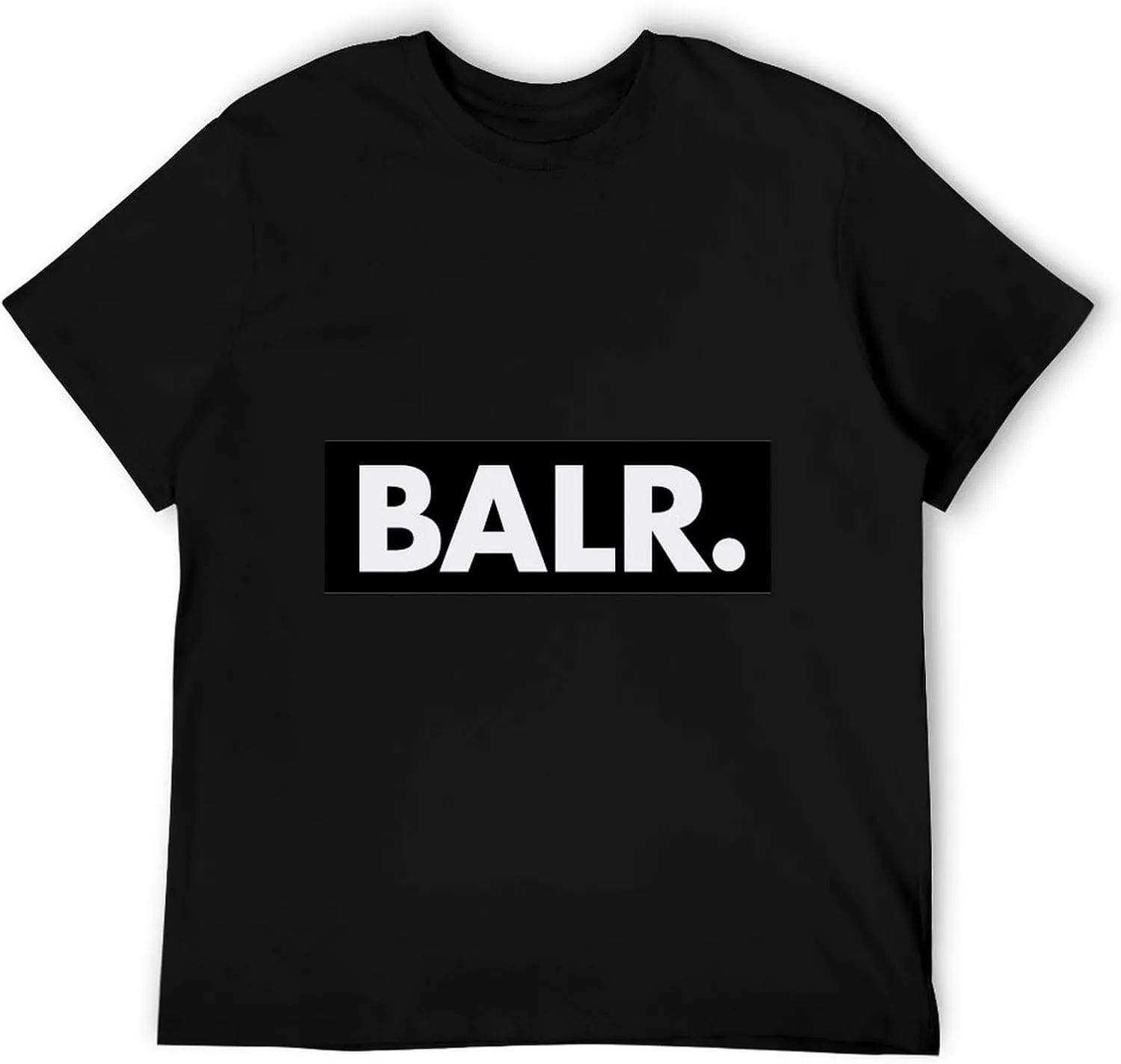 Balr Fan T-Shirt Tee Mens Basic Short Sleeve Cotton Casual T-Shirt White Tee Shirt