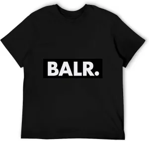 Balr Fan T-Shirt Tee Mens Basic Short Sleeve Cotton Casual T-Shirt White Tee Shirt