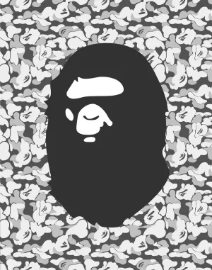 BAPE Poster, A Bathing Ape Poster, Blonde, Aesthetic Room Wall Decor, Supreme Quality, Not Framed, 11 by 17 inches, Premium Silk Art Print