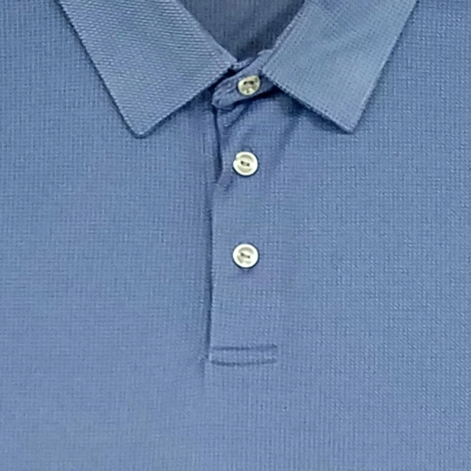 Ben Hogan Mens & Big Mens Blue Long Sleeve Performance Golf Polo Shirt