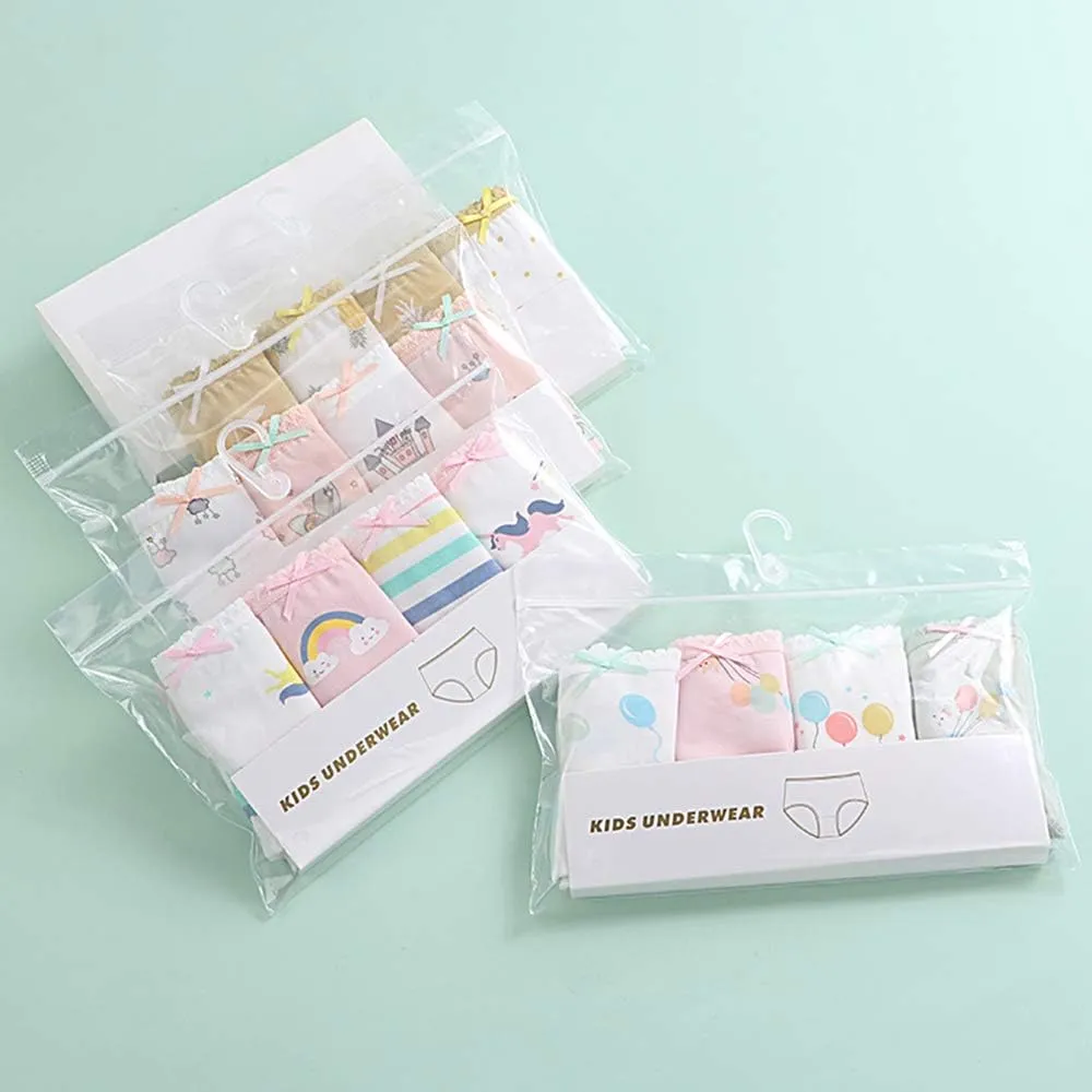 benetia Girls' Underwear Soft Cotton 6-8 Pack