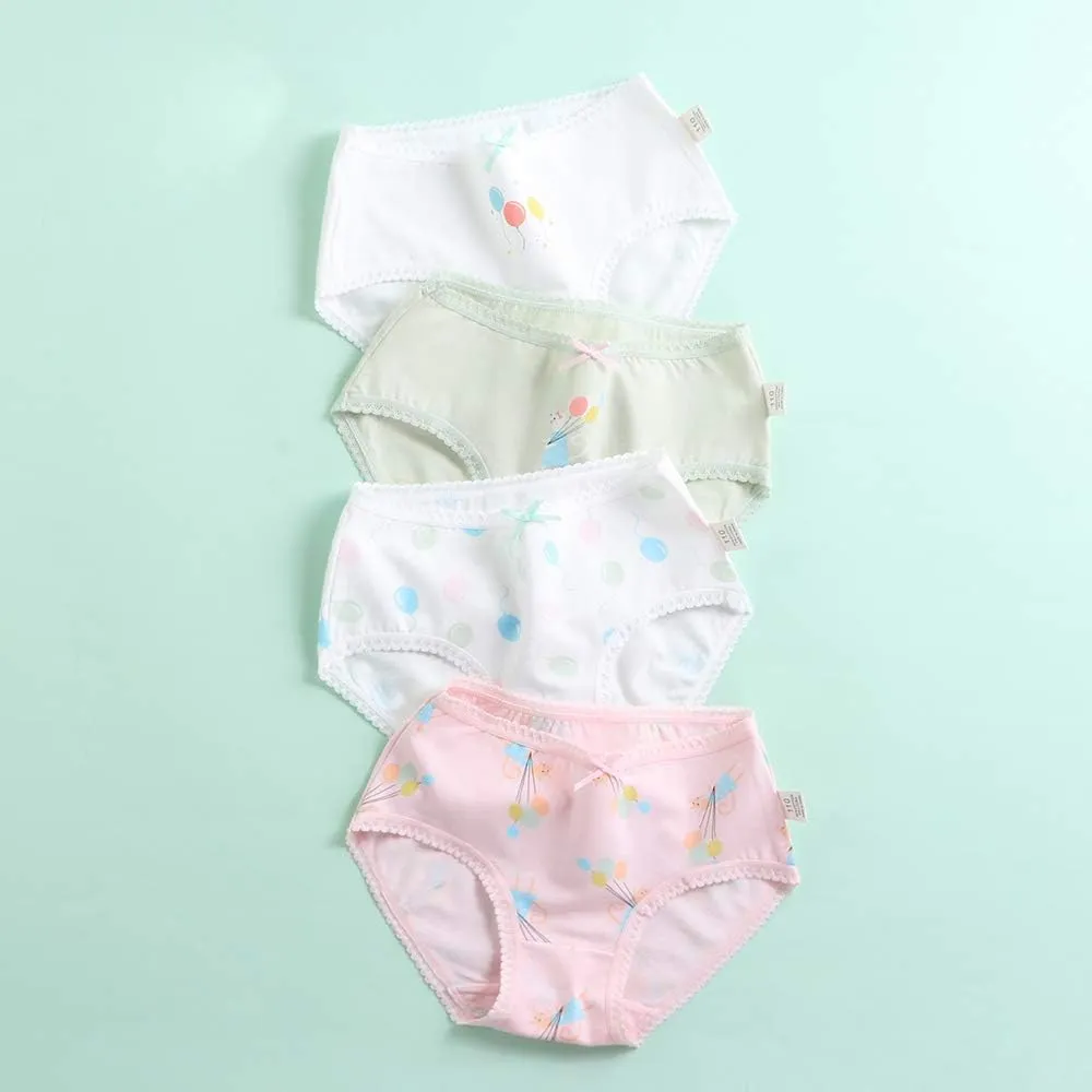 benetia Girls' Underwear Soft Cotton 6-8 Pack