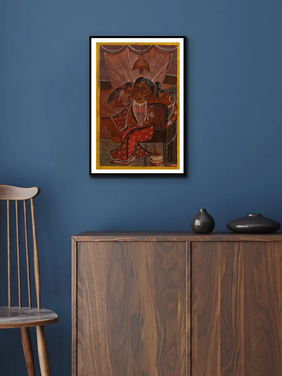 Bengal Beauty: in Bengal Pattachitra by Swarna Chitrakar