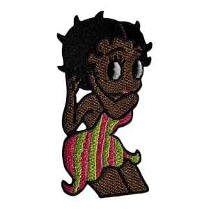 Betty Patch Embroidered Afrocentric Iron-On Decoration