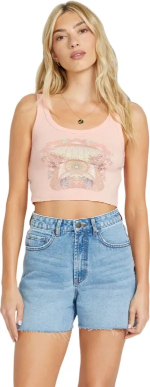 Billabong Women's Logo Print Snug Fit Tank Top
