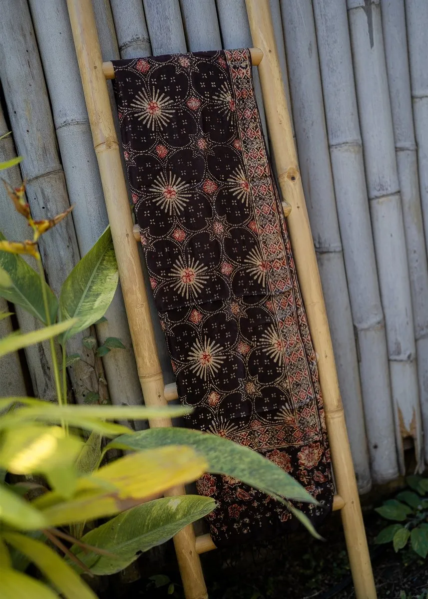 BLOOD RED REFINED SILK SARONG