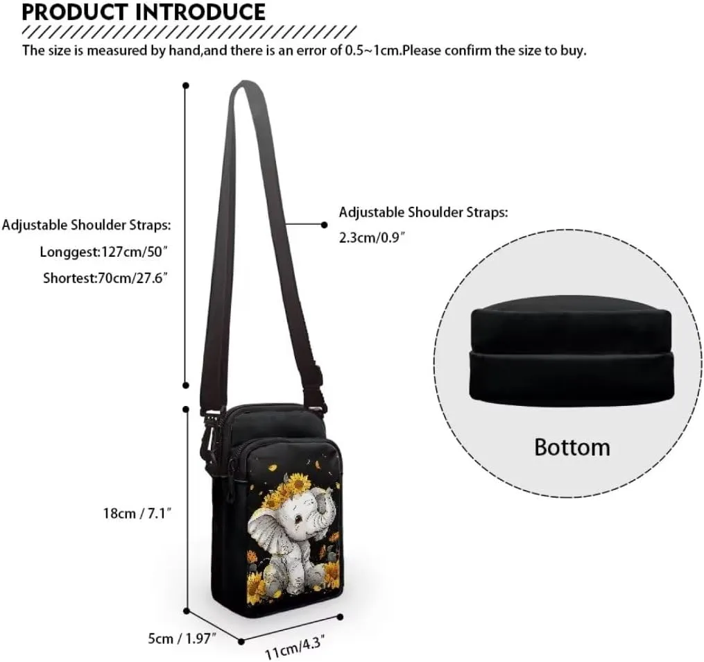 Boatee Small Crossbody Bags for Women Mini Messenger Bag with Adjustable Strap