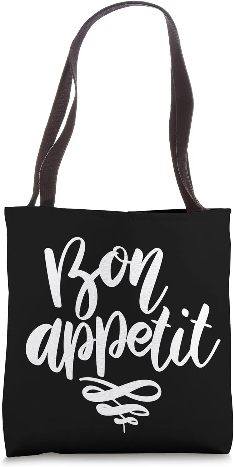 Bon Appetite Print Tote Bag