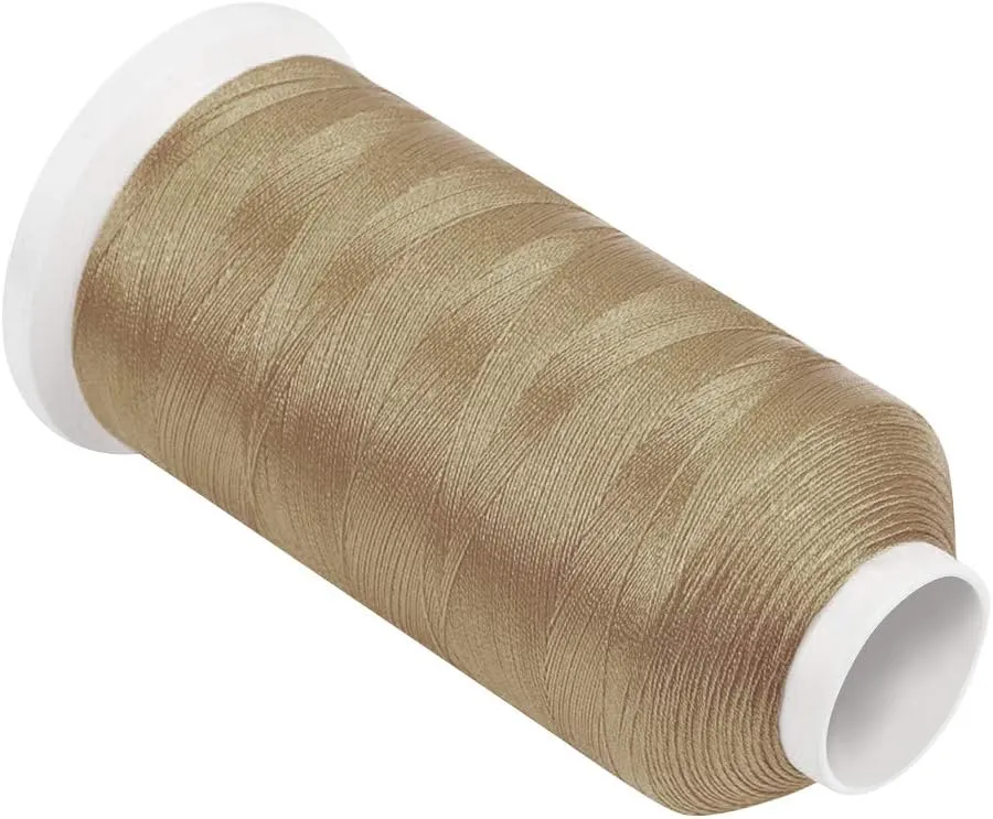 Bonded Nylon N66 Sewing Thread 1100 Yards Size #92 T90 280D/3 for Leather Denim Hand Machine Craft Shoe Bag Repairing Extra Strong Heavy Duty High Temperature Resistant Waterproof