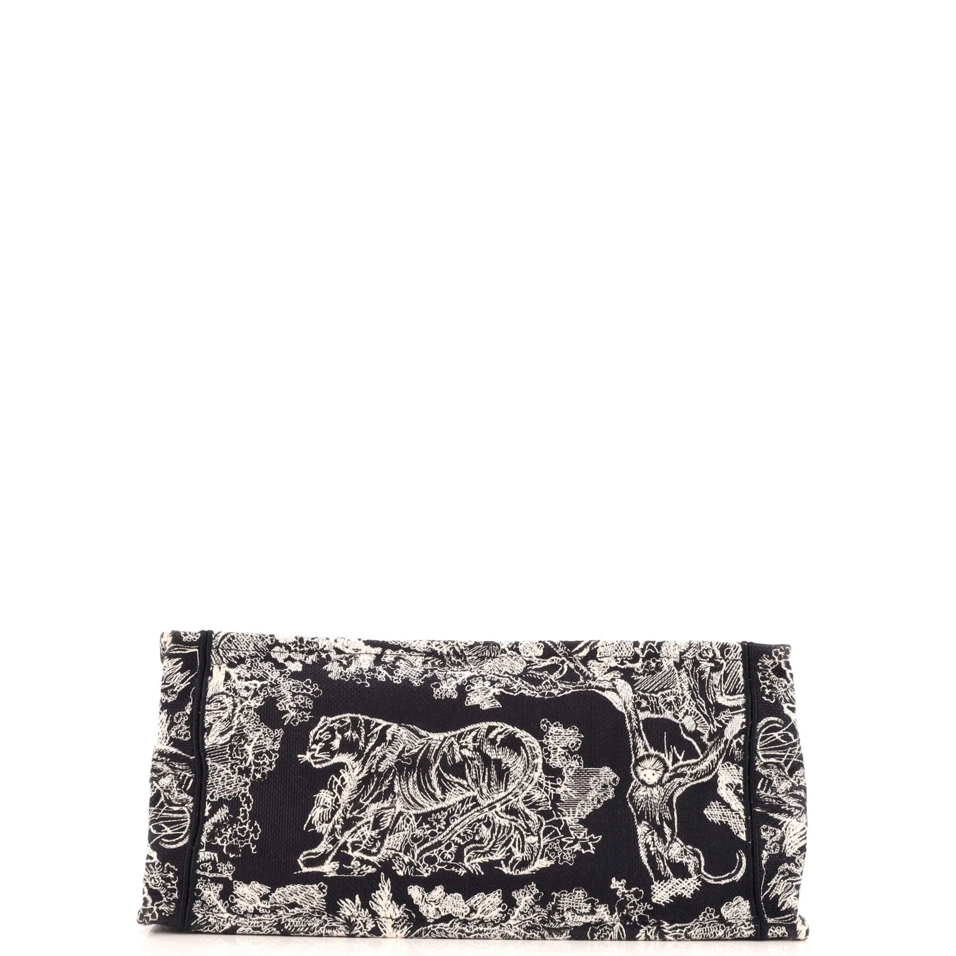 Book Tote Embroidered Canvas Medium