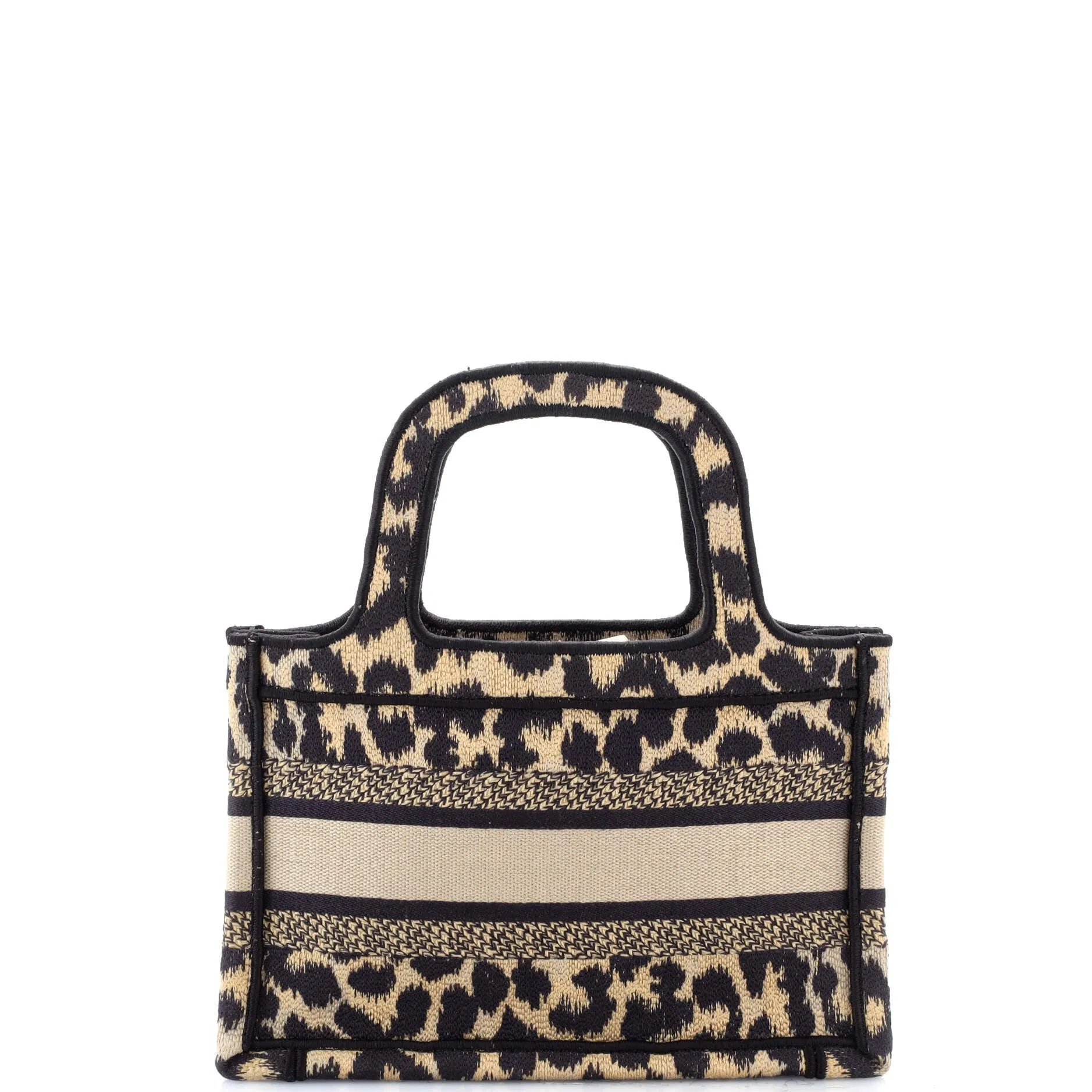 Book Tote Mizza Embroidered Canvas Mini