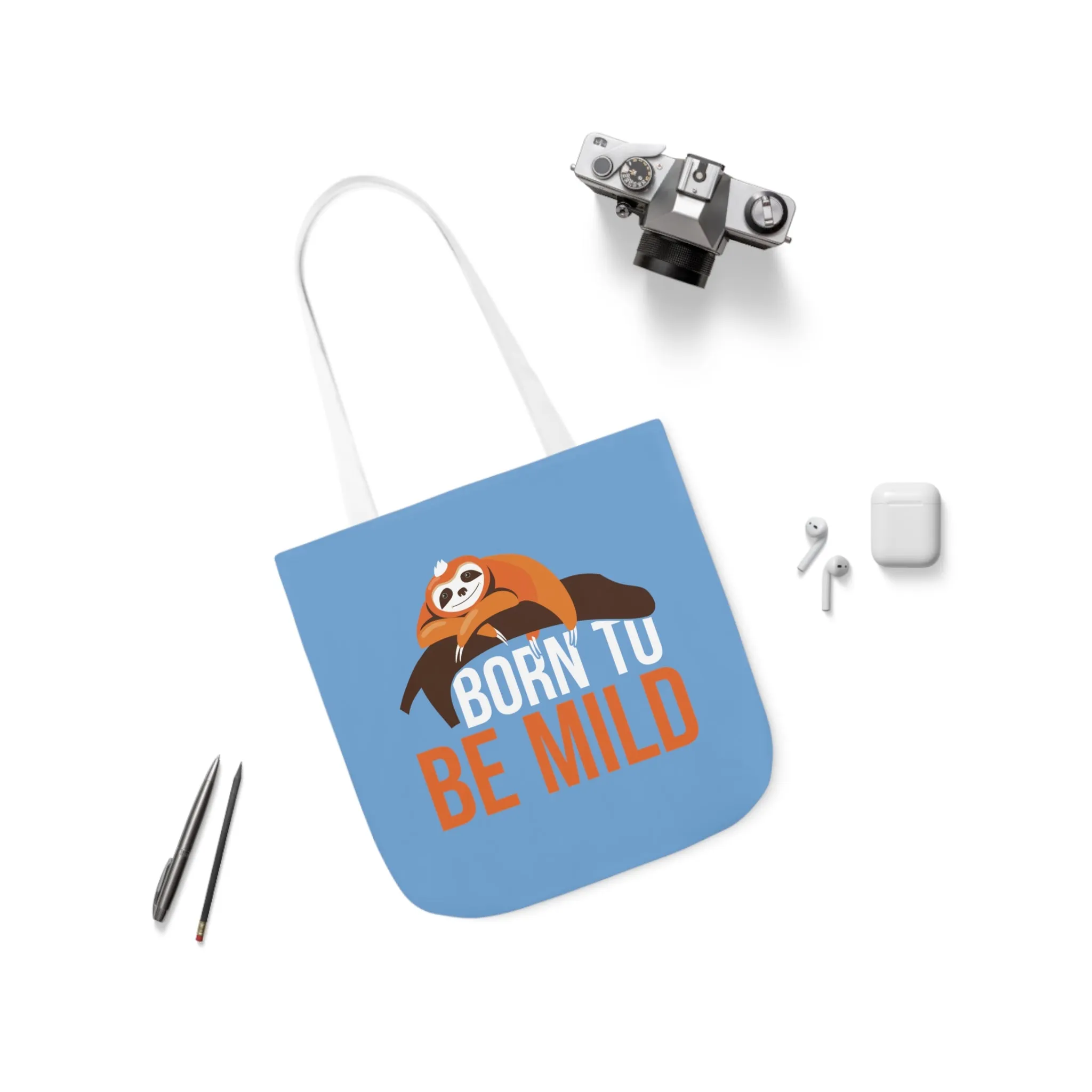 Born to Be Mild Canvas Tote Bag