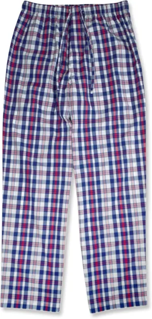 Brooks Brothers Mens Mixed Print All Cotton Straight Leg Drawstring Pajama Lounge Pants,