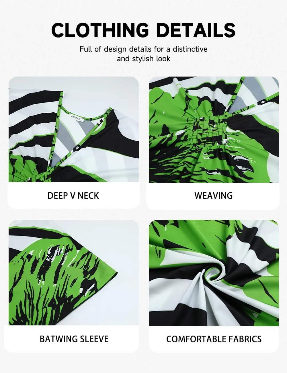 Bsubseach Women Floral Print Kaftan Dresses Plus Size Swimsuit Coverup 2025 Summer Bathing Suit Caftan Loungewear Beach Dress