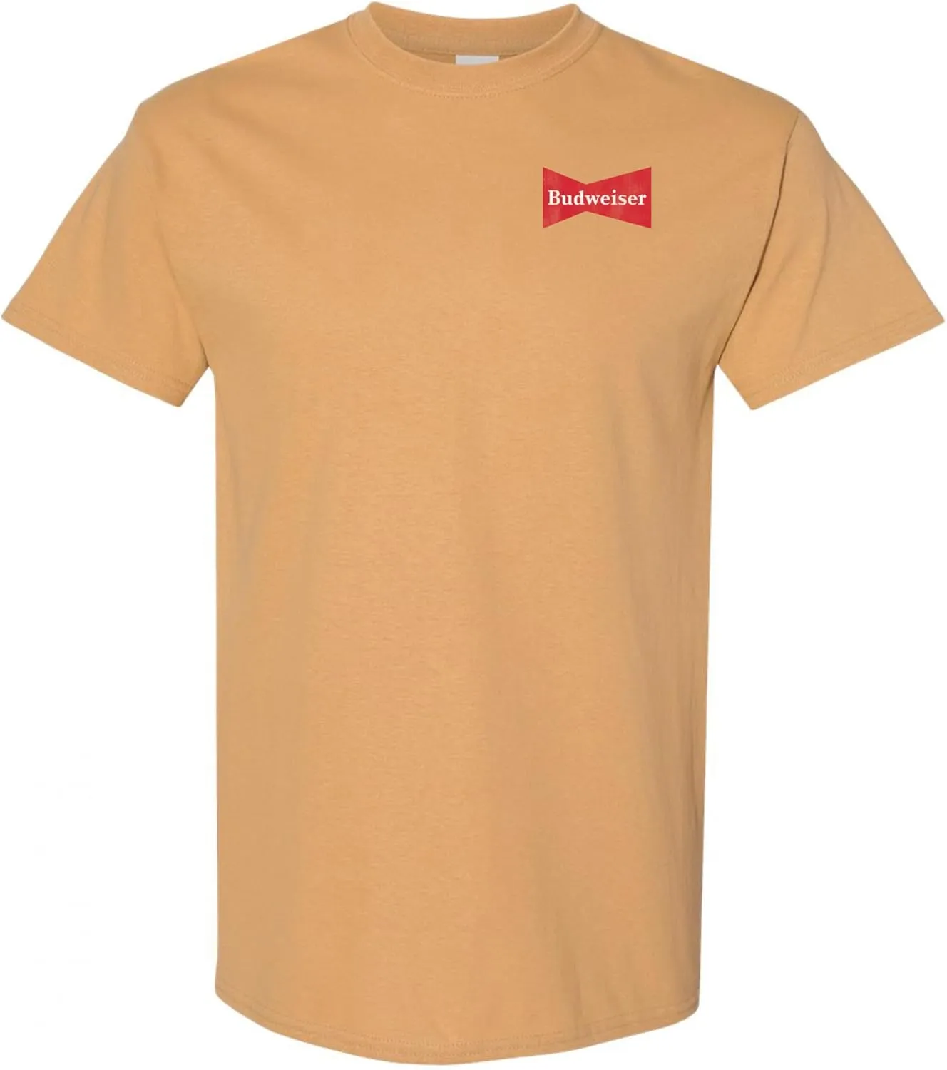 Budweiser King of Beers Retro Logo Front and Back Print T-Shirt