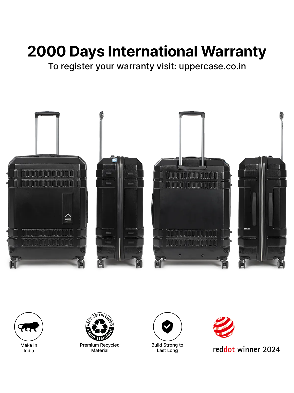 Bullet Black Set of 2 (S L) Trolley