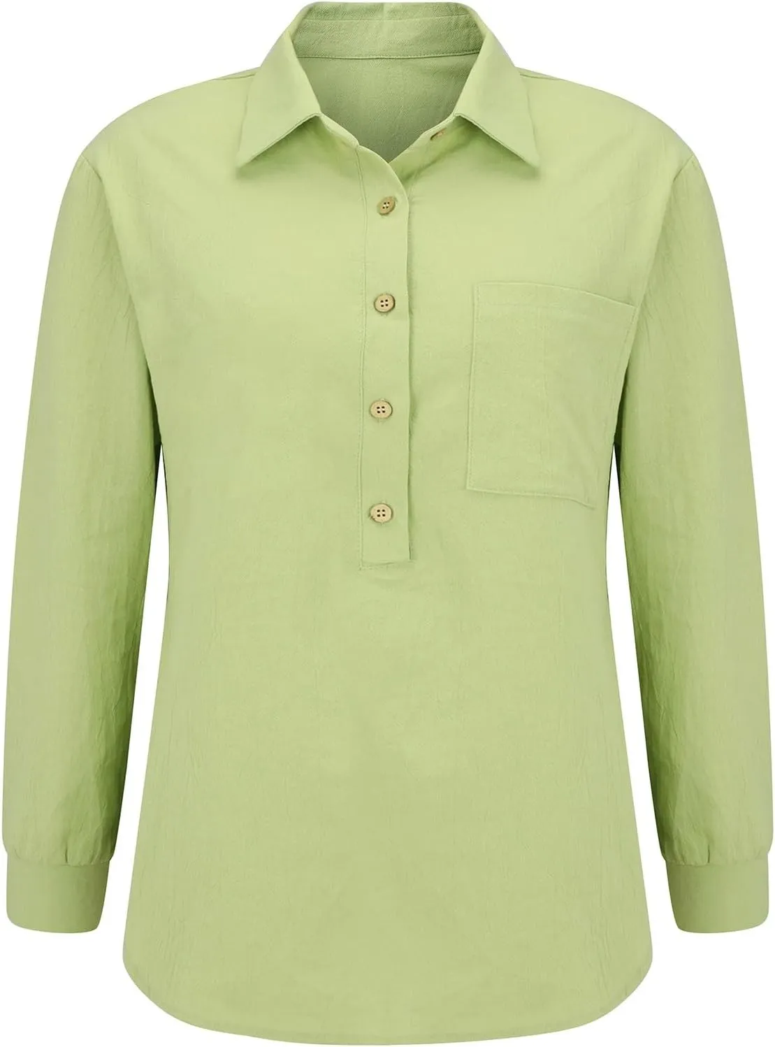 Button Down Shirts for Women Down Shirt Short Sleeve Cotton Linen Womens White Button Spring for