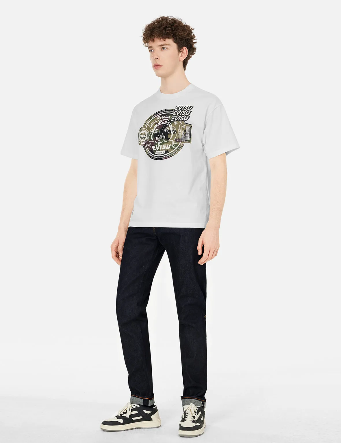 Camouflage Godhead Print Relax Fit T-Shirt