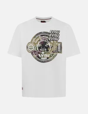 Camouflage Godhead Print Relax Fit T-Shirt