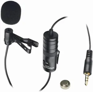 Canon G2000 Camcorder External Microphone Vidpro XM-L Wired Lavalier Microphone - 20' Audio Cable - Transducer Type: Electret Condenser