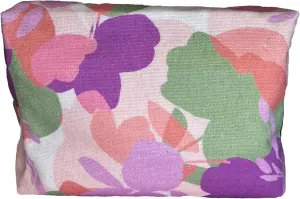 Canvas Makeup Bag Cosmetic Pouch for Travel Make Up Accessories for Women and Girls. (Camoflauge foral)