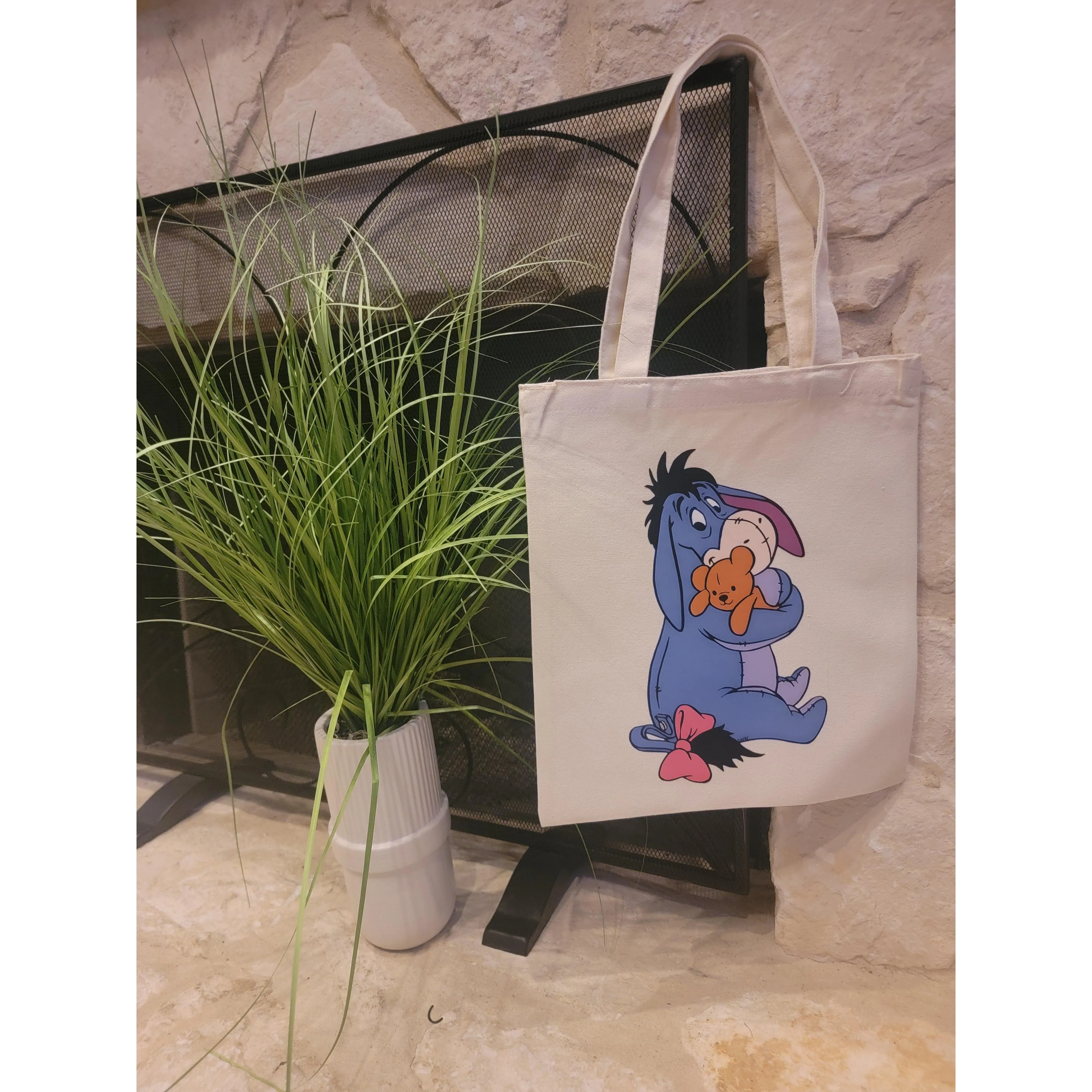 Canvas Tote Bag - Stylish Durable Canvas Tote for Every Occasion with 13.8-Inch Length and Comfortable Shoulder Strap