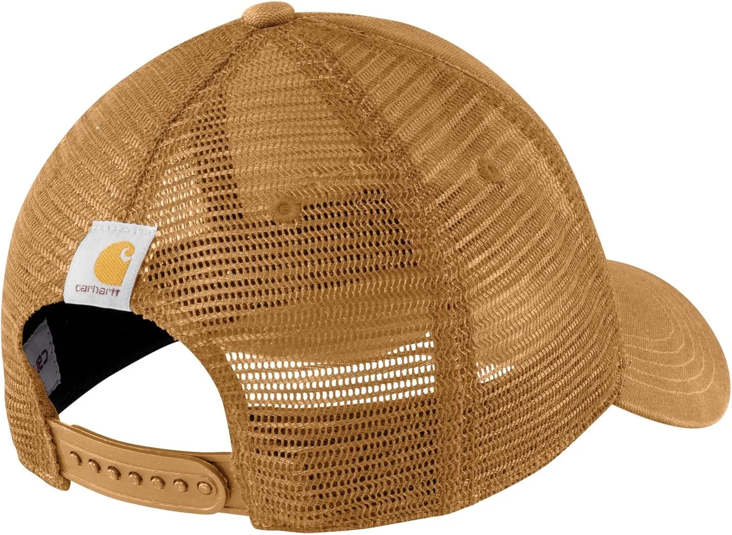 Carhartt Men's Canvas Mesh-Back Logo Graphic Cap