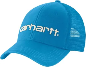 Carhartt Men's Canvas Mesh-Back Logo Graphic Cap