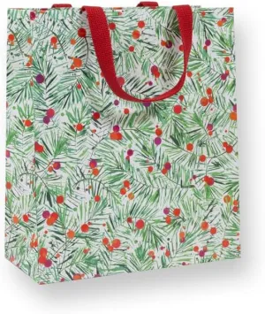 Caspari Modern Pine Large Gift Bag - 2 Bags