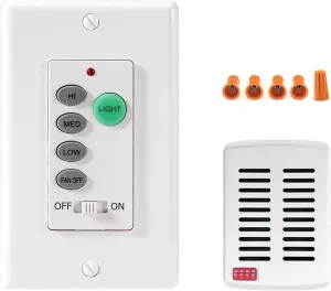 Ceiling Fan Remote Control and Receiver Kit, Replacement for Hampton Bay, Hunter, Harbor Breeze, Y061-Mini Version (Mini 1set)