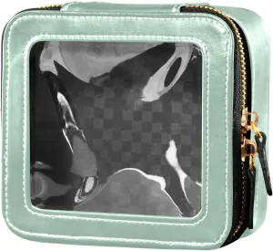 CHIFIGNO Horizon Blue Cosmetic Travel Bag, Cosmetic Bag for Traveling, Toiletry Bags for Traveling Women