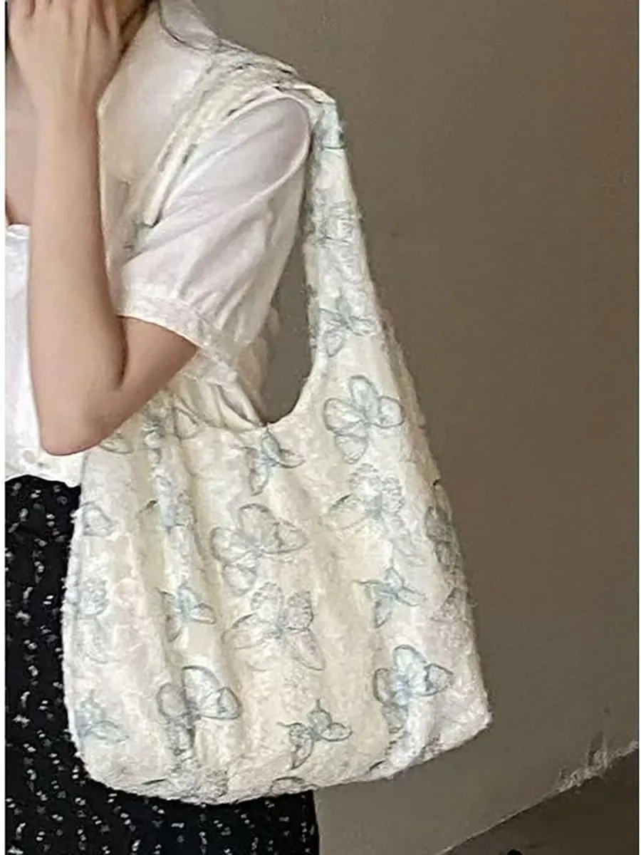 Chinese women's lace butterfly handbag, embroidered cheongsam canvas bag, suitable for dinners and weddings