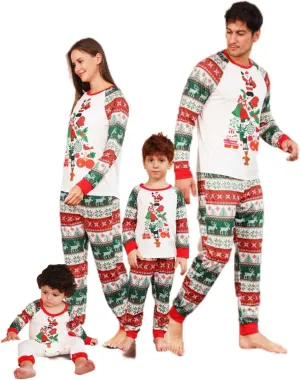 Christmas Matching Pajamas for Family Onesie Flannel Winter Warm Pjs Zip Up Hooded One Piece Sleepwear Loungewear