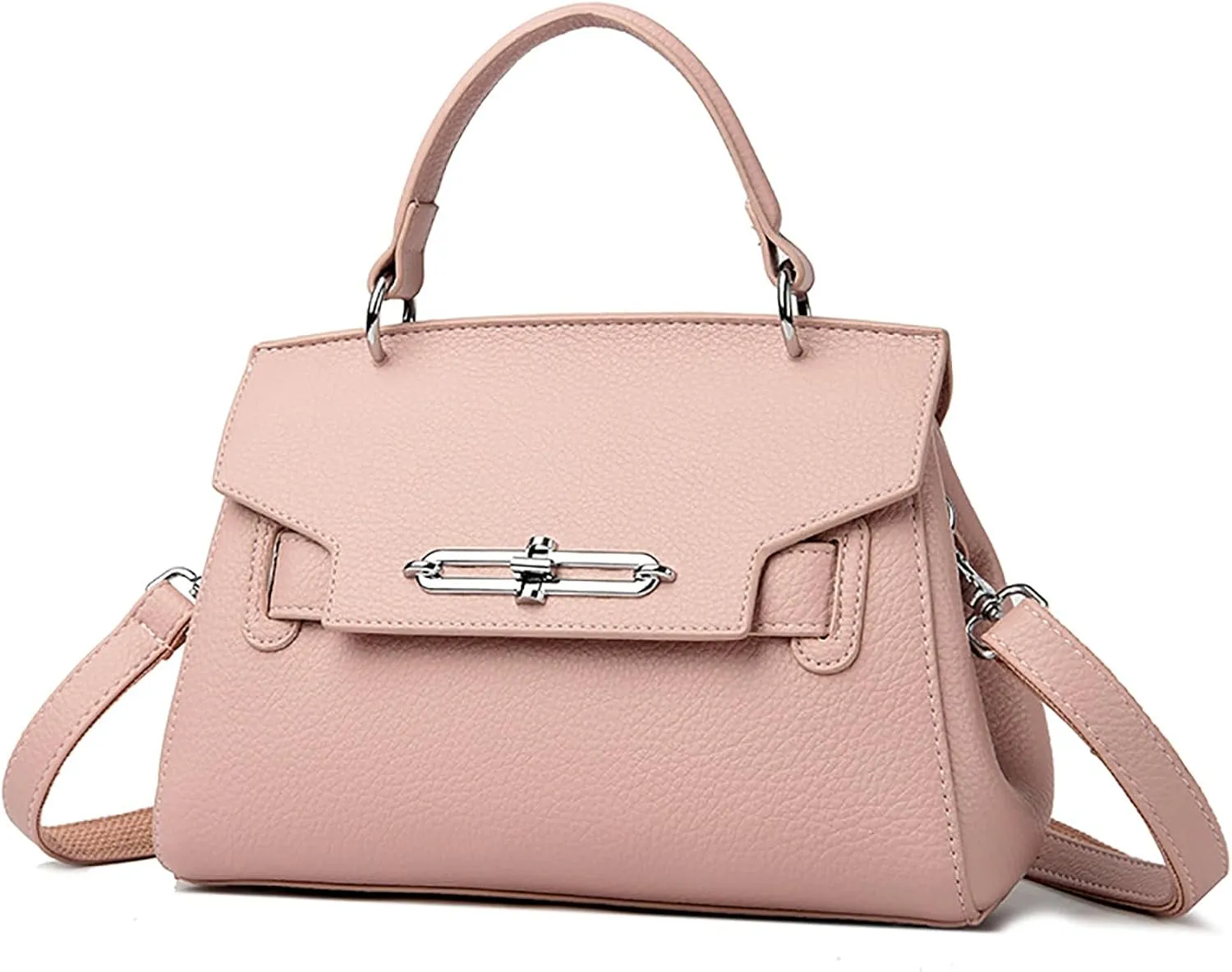 Classic Real Genuine Leather Top-Handle Handbag For Women Phone Purses Crossbody Shoulder Bags For Women