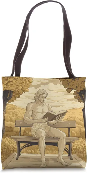 Classical Art Philosopher Print Tote Bag