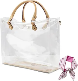 Clear TPU DIY Tote Bag Handbag Making Kit Handmade Gift Bags for Women, Handbag Tool Set Birthday Holiday Bag Making Kit (R)