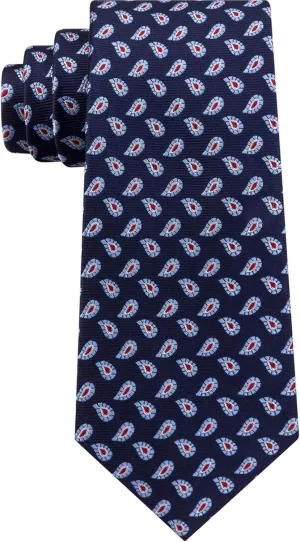 Club Room Mens Tossed Pines Self-tied Necktie, Blue, One Size