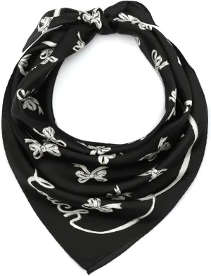 Coach BOWS SILK PRINTED BANDANA