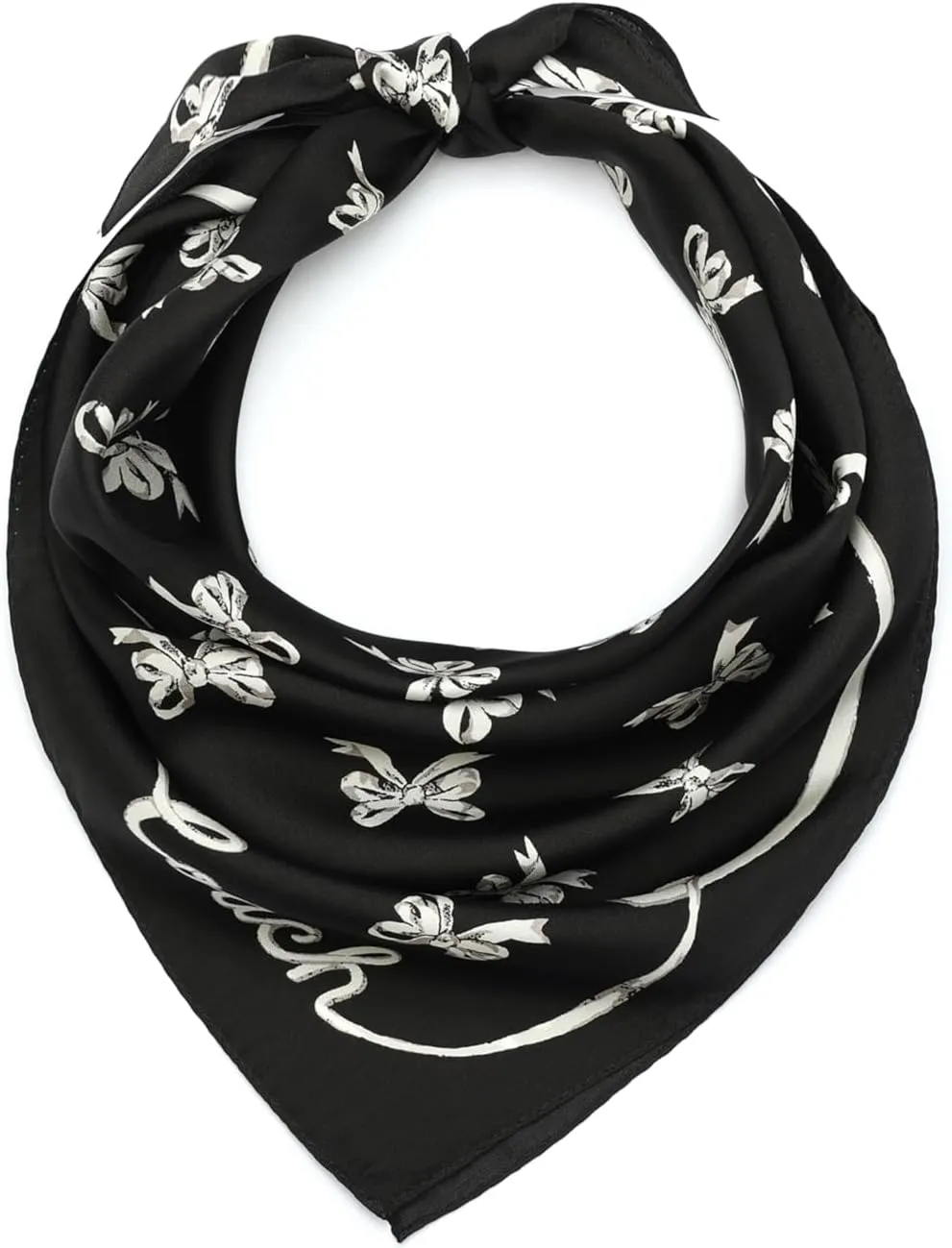 Coach BOWS SILK PRINTED BANDANA