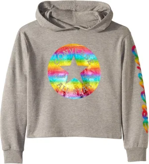 Converse Girls' Chuck Patch Cropped Hoodie (Big Kids)